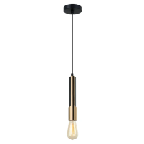 GOLDA Interior Tube with Brass Highlight Pendant Lights GOLDA2