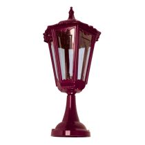 Chester Pillar Mount Light Large Burgundy - 15076	