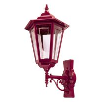 Turin Upward Wall Light Large Burgundy - 15484	