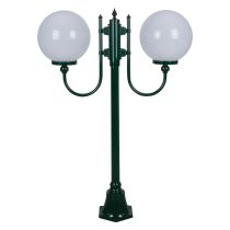 Lisbon Twin 30cm Spheres Curved Arms Short Post Light Green - 15695	