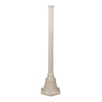 Turin 950mm Tall Base Exterior Post Beige - 16051