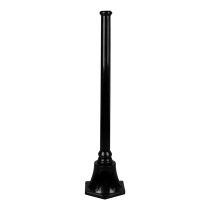 Turin 950mm Tall Base Exterior Post Black - 16052	