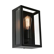 Harvard Outdoor Wall Light (E27) in Back - HARV1EBLK