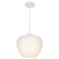 Cougar Lighting Helena 1lt White Small Pendant - HELE1PSWHT