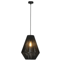 Hobart 1Lt Pendant Light- MPLS024BLK