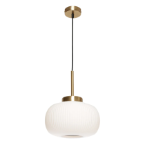 Hutton 1 Light Pendant Gold - HUTT1PGLD