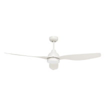 BAHAMA SMART 52" DC FAN CCT LED - WHT W/ WHITEWASH TIMBER FINISH BLD - 20918/37