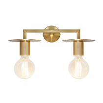 Inka 2 Light Wall Light Gold - INKA2WGLD