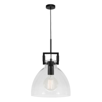 Jean 1 Light Pendant Black - JEAN1PBLK