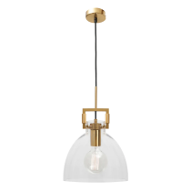 Jean 1 Light Pendant Gold - JEAN1PGLD