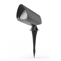 KAM Exterior Dark Grey Garden Spike Light KAM01