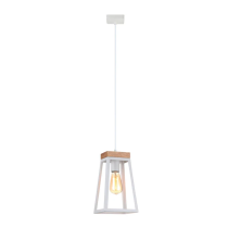 LANTERNA2 E27 WHITE Pendant light CLA LIGHTING