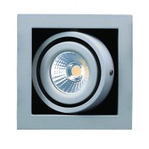 6.5W LED Single Frame Light Silver/Grey, White LDL-GIM1-SI Superlux