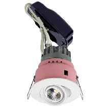 Fire Rated 60Min MR16 LED Tiltable Downlight White 6W LDLB90-FIRE60 Superlux