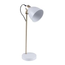 LEAH-DL DESK LAMP 1XE14 240V WHITE 22537