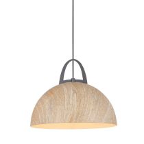 PENDANT ES 72W Natural Oak Dome  WTY LEGNA2 CLA Lighting