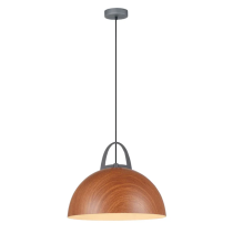 PENDANT ES 72W Salem Oak DOME WTY LEGNA4 CLA Lighting