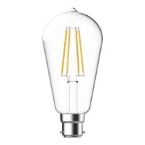 LED FILAMENT ST64 CLR 7.2W PEAR DIM / B22 6500K 65935