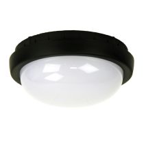 OSSEN LED ROUND BULKHEAD BLACK ACRYLIC - LF7552BK