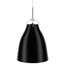 FINN 250MM GLOSS METAL PENDANT-BLACK - 18675/06