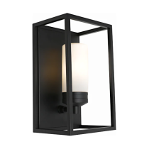 Liam 1 Light Exterior Wall Light Black - LIAM1EBLK