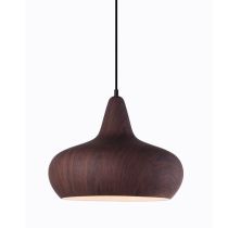 PENDANT ES 72W WINE GLASS Black Walnut IRON ALU LIGNA06 CLA Lighting 