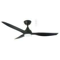 MADC1233MMR Avoca DC 1220mm 3 ABS Blade WIFI & Remote Control Ceiling Fan with Variable Dim 20w CCT LED Light Matt Black