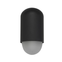 WALL ES 40W MATT BLK OVAL IP44 MAGNUM2 CLA Lighting