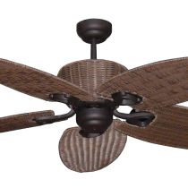 Hamilton 5 Blade Palm Fan 1300mm Old Bronze Fan Only Martec