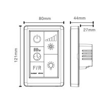 Martec DC Ceiling Fan LCD Wall Controller
SKU: MDCWALL