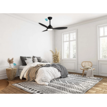 Elite DC 48" Smart WIFI Ceiling Fan Only Matt White MEDC123W