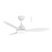 Elite DC 48" Smart WIFI Ceiling Fan with Dimmable CCT LED Light Matt White MEDC1233W