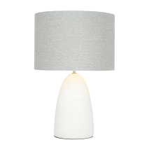 Mentone Small Textured Concrete Table Lamp- MTBL040S-GRY