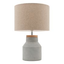 MOBY TABLE LAMP TIMBER CONCRETE MG4061