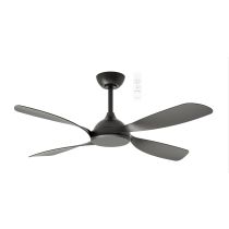 Hampton DC 1320mm 4 ABS Blade WIFI & Remote Control Ceiling Fan In Black