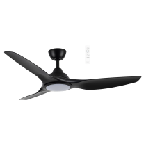 Impact DC 52" Smart WIFI Ceiling Fan with Dimmable CCT LED Light Matt Black MIDC1333M