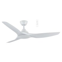 Impact DC 52" Smart WIFI Ceiling Fan Matt White MIDC133W