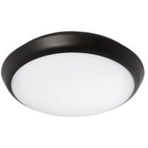 Conrad 200mm LED Oyster Light 15w Tricolour Matt Black - MLCO34515MD