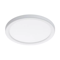 Fino 280mm LED Oyster Light 18w Tricolour White with Sensor - MLFO34518WS