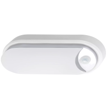 Cove LED Oval Bunker Light 15w Tricolour with PIR sensor - MLXCO34615S