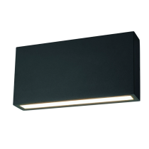 Modus 10W LED Tricolour Wall Exterior Medium Matt Black - MLXM34510M