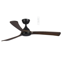 Norfolk DC 48" Smart WIFI Ceiling Fan Matt Black/Walnut MNDC123MW