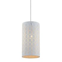 PENDANT ES 72W WH Embossed Oblong  MODELLO1 Cla Lighting