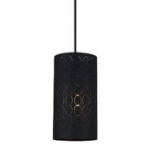 PENDANT ES 72W Black Embossed Oblong  MODELLO2 Cla Lighting