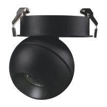 MOON 6/9W 240V TRIO RECESSED CEILING LIGHT SPOT BLACK 22808