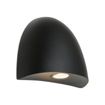 Mora Exterior Wall Light Black - MORA1EBLK