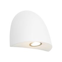 Mora Exterior Wall Light White - MORA1EWHT