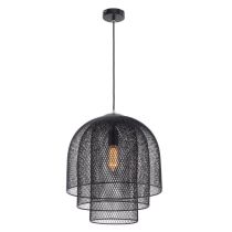 MERCATOR Picton 3-Tier Wire Mesh Pendant - Matt Black MPLS508BLK