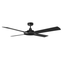 Razor 1320mm 4 Blade Ceiling Fan In Matt Black - MRF134M