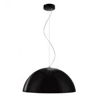 Large Retro Modern Shade Pendant Black, White 75W MS600-BLWH Superlux